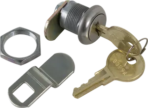 Keyand Lock Components PNG image