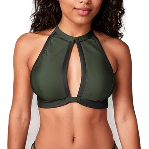 Keyhole Bikini Top PNG 19