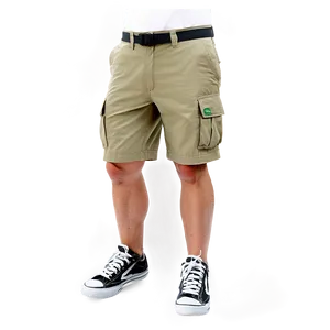 Khaki Cargo Shorts Png 12 PNG image