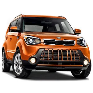 Kia Soul In Dynamic Orange Png 06292024 PNG image