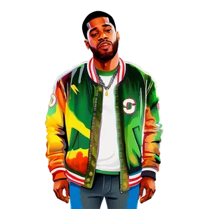 Kid Cudi Illustration Png Oof11 PNG image