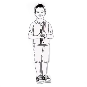 Kid Drawing With Crayons PNG 05242024