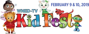 Kid Fest2019 P B S Characters PNG image