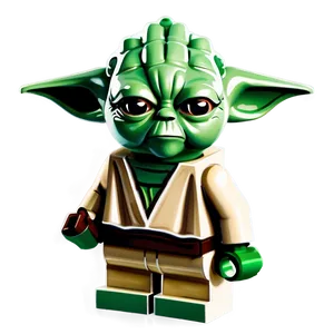 Kid-friendly Lego Yoda PNG Raq52 PNG