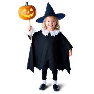 Kid In Halloween Costume PNG 05242024