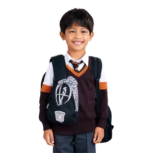 Kid In School Uniform PNG 05242024 PNG