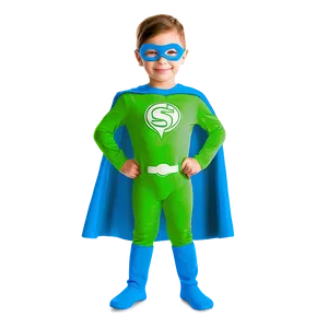 Kid In Superhero Costume PNG 64