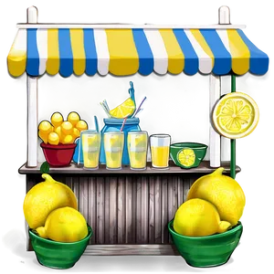 Kid's Lemonade Stand Png Aan PNG image