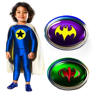 Kid Superhero PNG 05062024