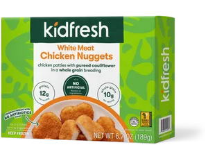 Kidfresh White Meat Chicken Nuggets Packaging