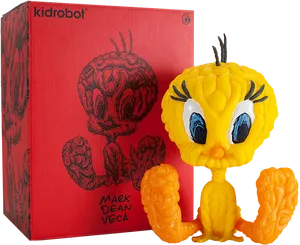 Kidrobot Tweety Figureby Mark Dean Veca PNG