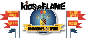 Kids A Flame Summer Camp2019 Banner PNG image