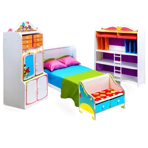 Kids Bedroom Furniture PNG Rwm86