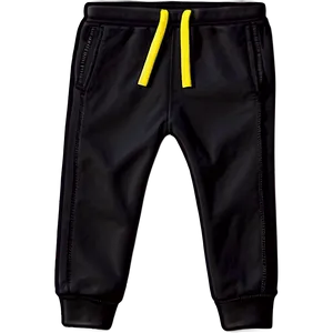 Kids Black Sweatpants PNG 89