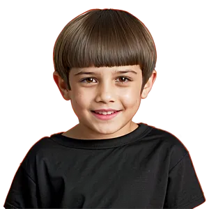 Kids Bowl Haircut Design Png 28 PNG image