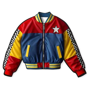 Kids Cartoon Bomber Jacket PNG Wsn15 PNG