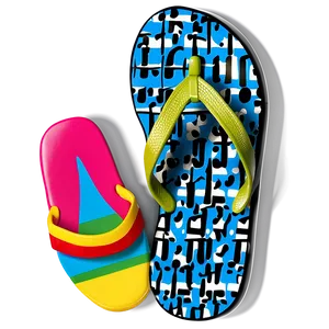 Kids Cartoon Flip Flop Png Mbq68 PNG image