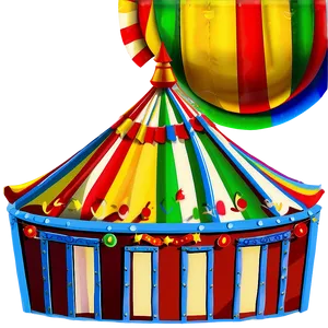 Kids Circus Party Tent Png 06132024 PNG image