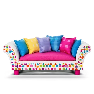 Kids Colorful Couch Png Ltb PNG image