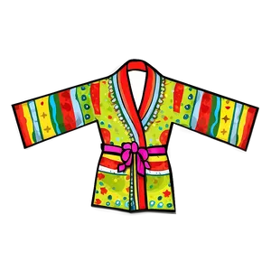 Kids' Colorful Robe Png 06132024 PNG image