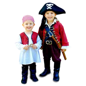 Kids Dressed As Pirates Png 18 PNG image