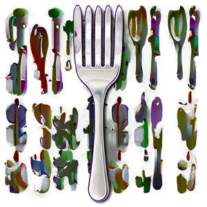 Kids Eating Utensils PNG 06212024