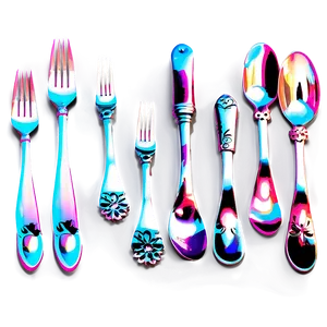 Kids Eating Utensils PNG 32