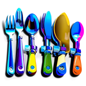 Kids Eating Utensils PNG 84