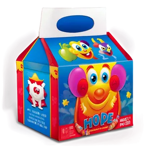 Kids Happy Meal Box Art Png Euk35 PNG image