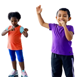 Kids In A Dance Class PNG Iwp PNG