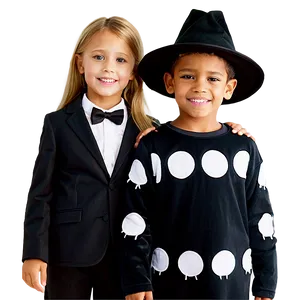 Kids In Halloween Costumes PNG 05212024 PNG