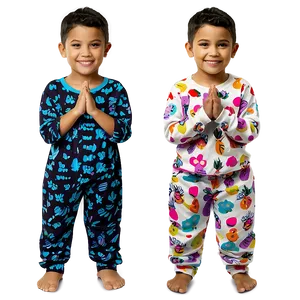 Kids In Pajamas PNG 5
