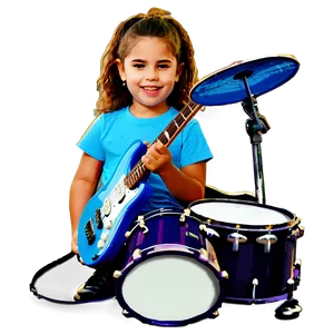 Kids Music Band Playing PNG Rwr77 PNG