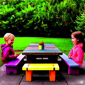 Kids Outdoor Table PNG Vcu PNG