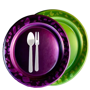 Kids Plates Cartoon PNG Bpi