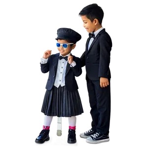 Kids Playing Dress Up PNG Lkj38 PNG