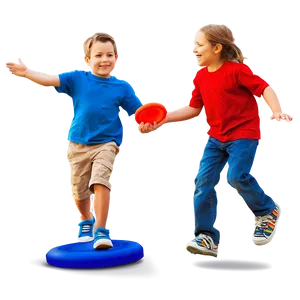 Kids Playing Frisbee Png Xyn5 PNG image