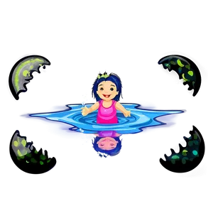 Kids Playing In Water Png Esq PNG image