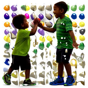 Kids Playing With Ball Png Mnf PNG image