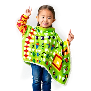 Kids Poncho Variety Png 20 PNG image