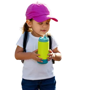 Kids Reusable Water Bottle Png 06282024 PNG image