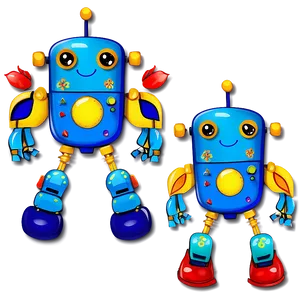 Kids Robot Clipart Png 06262024 PNG image