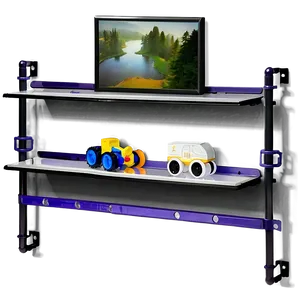 Kids Room Wall Shelf Png Vfa36 PNG image