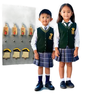 Kids School Uniforms PNG Tib PNG