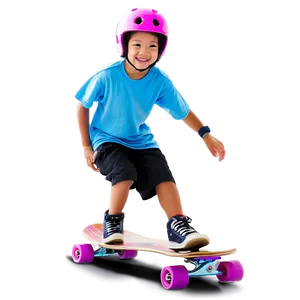 Kids Skateboard Fun Png 05212024 PNG image