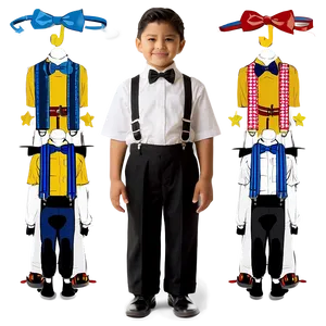 Kids Suspenders Png Lqv PNG image