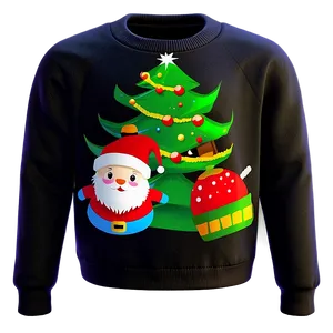 Kids Ugly Christmas Sweater PNG Rqy
