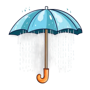 Kids Umbrella Cartoon PNG 05232024