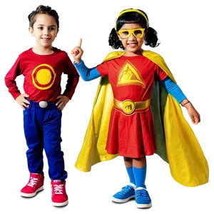 Kids With Superpowers Png Ptd PNG image