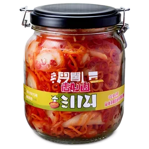 Kimchi In Glass Jar PNG Pbs